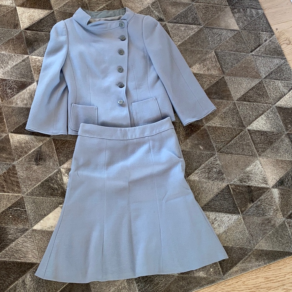 Armani Collezioni Wool Skirt Suit - Size 6